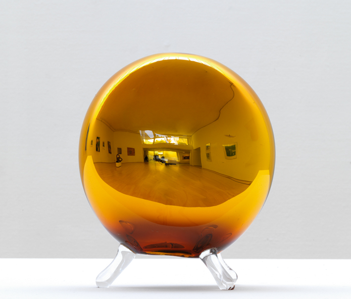 Untitled, 2013, silvered glass 